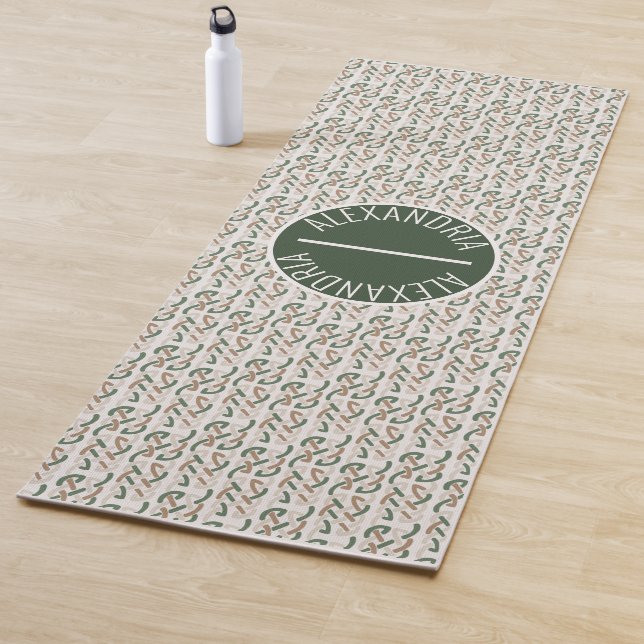 Customized Traditional Celtic Pattern Yoga Mat (In Situ)