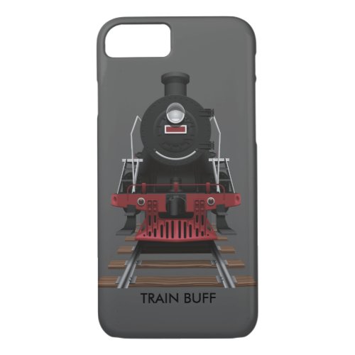Customized Train Engine Vintage Railroad Any Color iPhone 87 Case