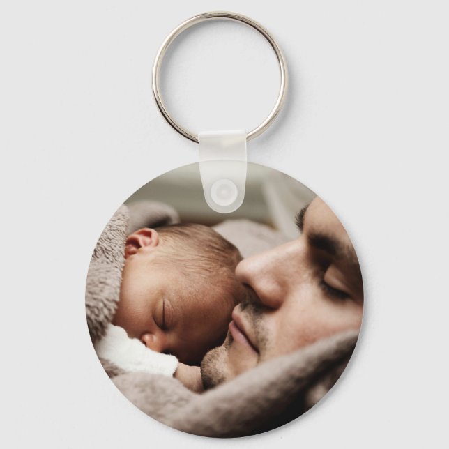 Customized Two Sided Photo Keychain (Front)