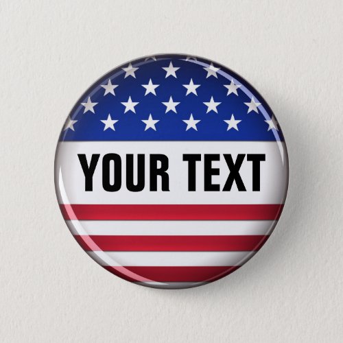 Customized USA Button