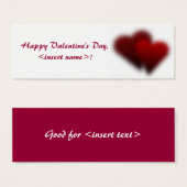 Customized Valentine's Day Coupons (Front & Back)