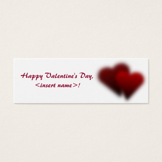 Customized Valentine's Day Coupons (Front)
