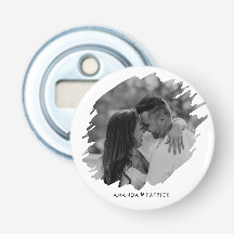 Customized Valentines Day Modern Photo Couple