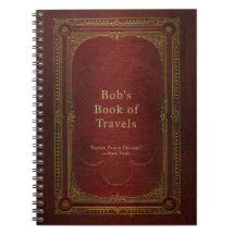 Customized Vintage Book Travel Journal