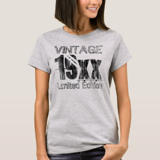 Customized Vintage Limited Edition Birthday T-Shirt