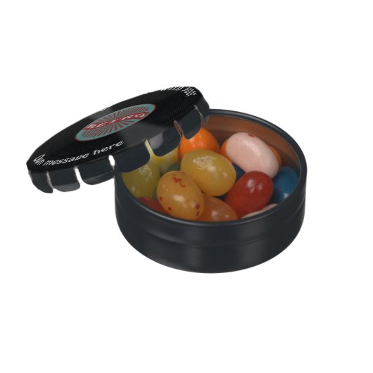 Customized Vinyl Record Jelly Belly Tin (Opened)