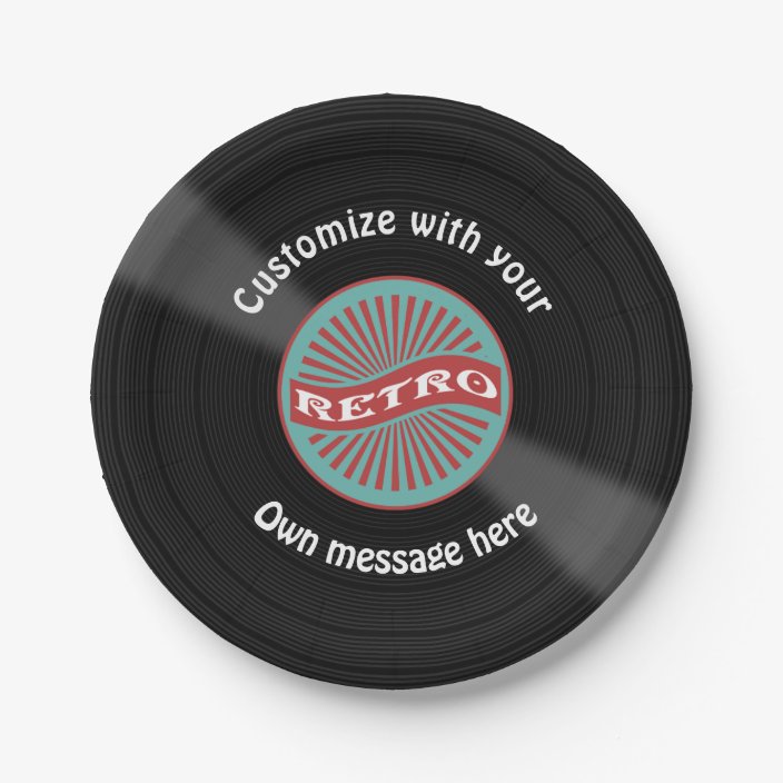 record paper plates