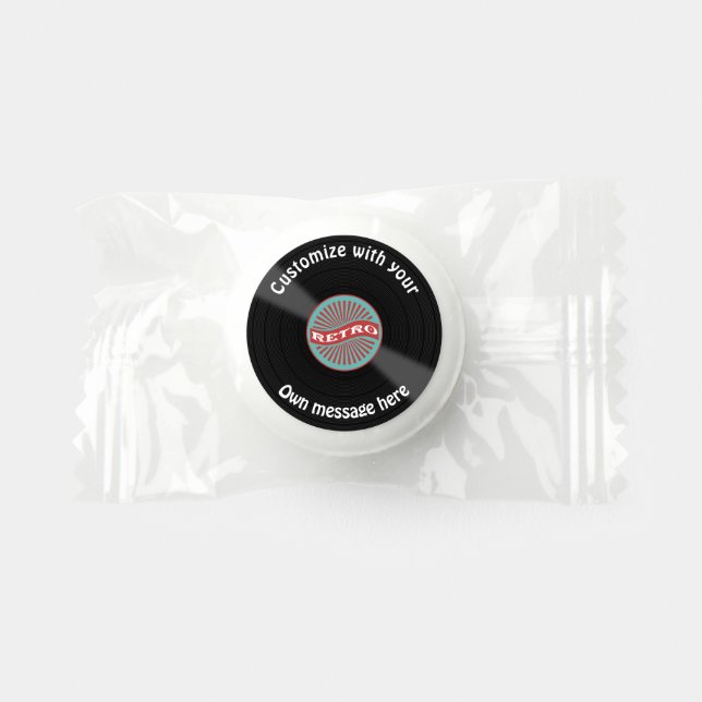 Customized Vinyl Record Retro  Life Saver® Mints (Front)