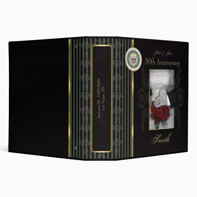 Customized Wedding/Anniversary/Special Occasion 3 Ring Binder (Background)