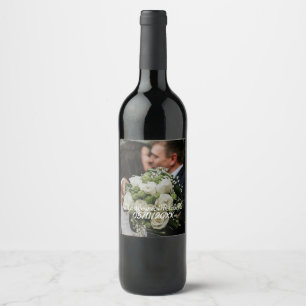Customized Wedding Bottles Wine Label