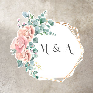 Customized Wedding Floor Decals