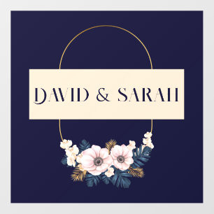 Customized Wedding  Floor Decals