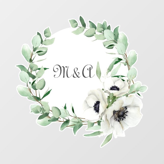 Customized Wedding Floor Decals (Front)