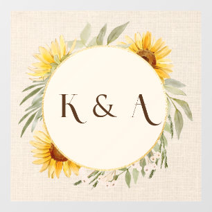 Customized Wedding Floor Decals