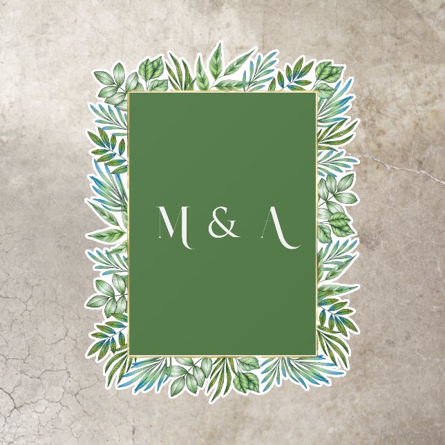 Customized Wedding Floor Decals (Insitu)