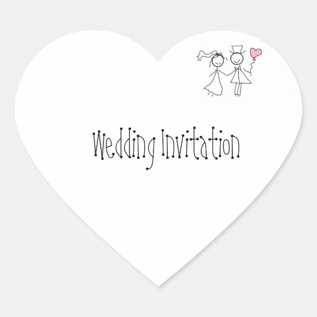 Customized Wedding Invitation Seals (Front)