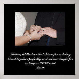 Customized Wedding Poster