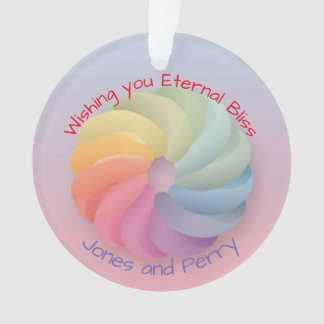 Customized Wedding Wish Soft Colorful Gift Ornament