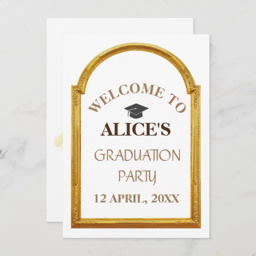 Customized Welcome Graduation Party