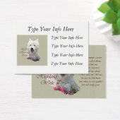 Customized Westie Profile Cards (Desk)