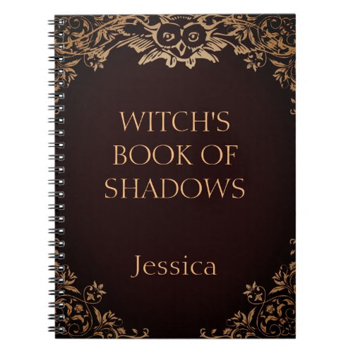 Customized Wicca Book Of Shadows Notebook
