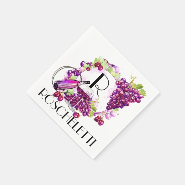 Customized Wine Cocktail Napkins Zazzle   Customized Wine Cocktail Napkins R341d01fde69e424d841df803282a5e8d Zfkxy 630 