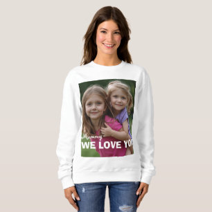Customized with 2 and text sweatshirt