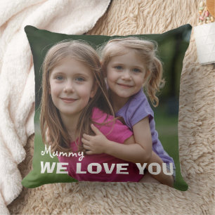 Customized with 2 and text throw pillow