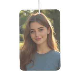 Customized with two photos air freshener