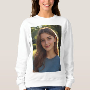 Customized with two photos sweatshirt