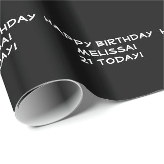 Customized Wrapping Paper - Add Your Own Message!