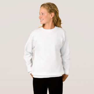 Customized XL Girls Hanes Sweatshirt
