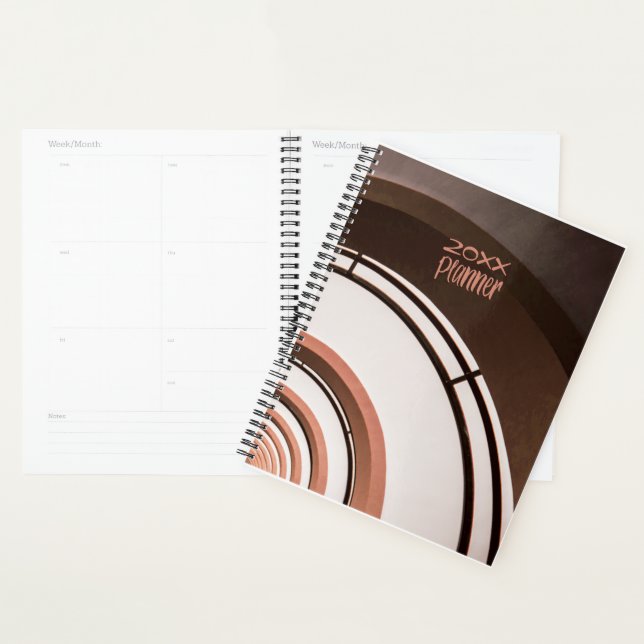 Customized Year Brown Planner (Display)