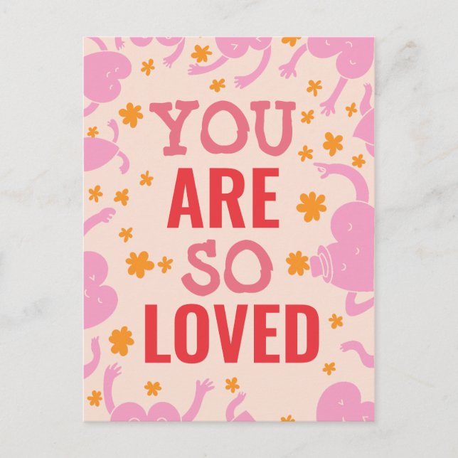 CUSTOMIZED YOU ARE SO LOVED GREETING CARD (Front)