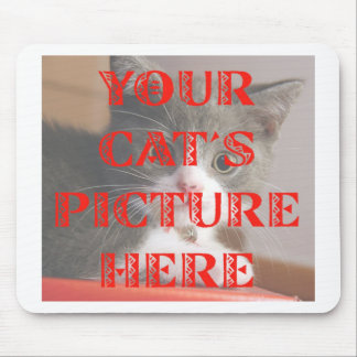 Customized Your Cat's Photo Mouse Pad