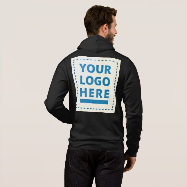 Customized Your Logo Here Notebook Customized Your Hoodie (Back Full)