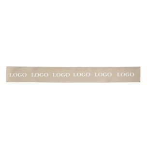 CUSTOMIZED YOUR LOGO STYLISH MODERN SMALL BUSINESS SATIN RIBBON