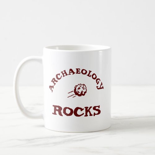 Customized Your Name Archaeology Rocks Pun Mug