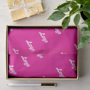 Customized Your Own Logo Stylish Modern Minimal Tissue Paper