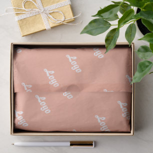 Customized Your Own Logo Stylish Modern Minimal Tissue Paper