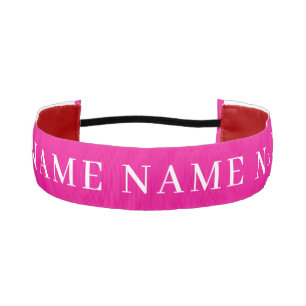 CUSTOMIZED YOUR OWN NAME SIMPLE STYLISH MODERN ATHLETIC HEADBAND
