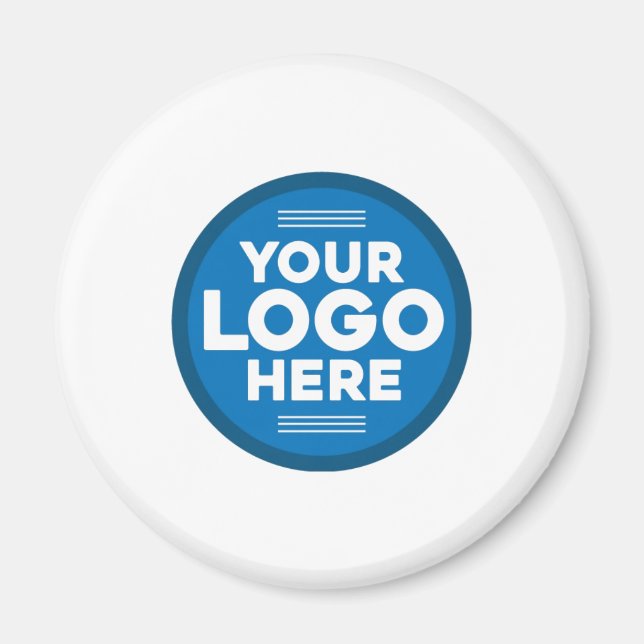 Customized Your Text or Logo Here 2 Inch Square Bu Magnet (Front)