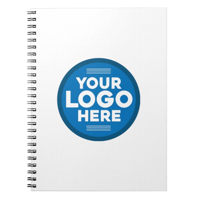 Customized Your Text or Logo Here Notebook (Front)