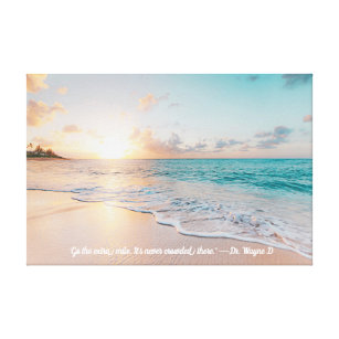 CustomizeDigital Painting - Sea Beach Sunset Canvas Print