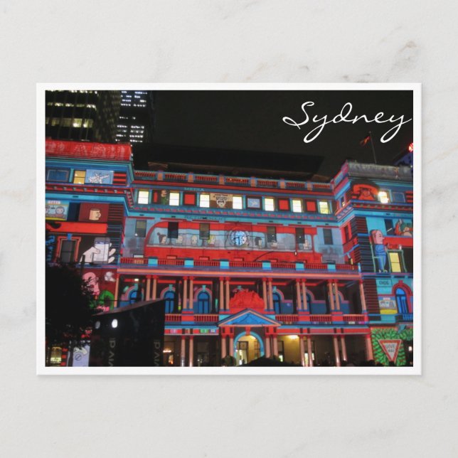 customs house vivid postcard (Front)