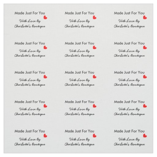 Cut And Sew Craft Business Sewing Labels Fabric