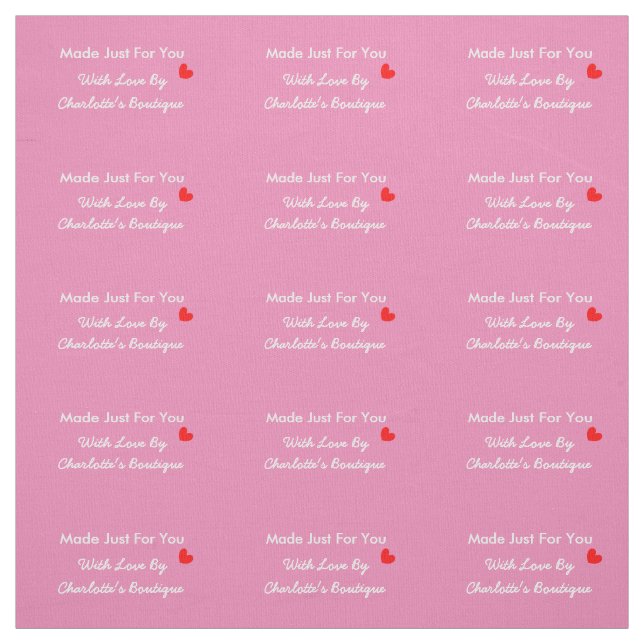 Cut And Sew Craft Business Sewing Labels Fabric (Swatch)