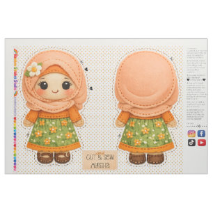 Cut and Sew Plushie - beginner kids sewing project Fabric