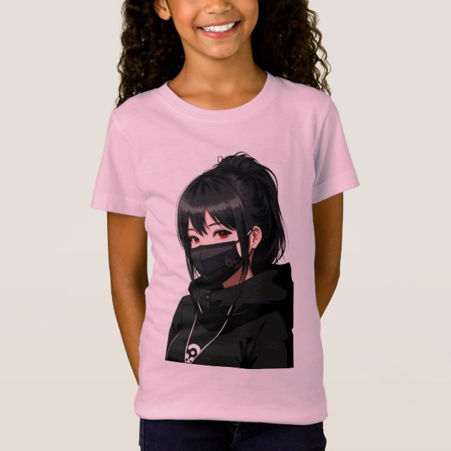 Cut Anime girl T-Shirt (Front)