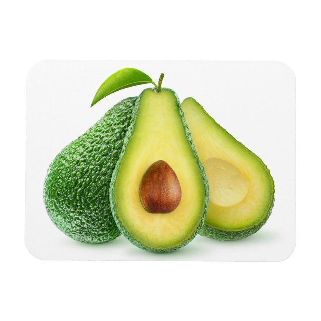 Cut avocados magnet (Horizontal)
